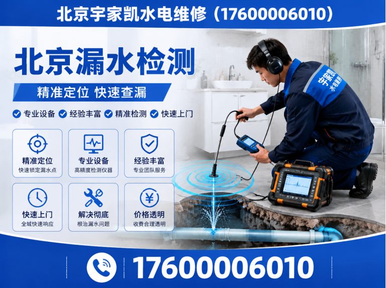 西城区家庭漏水检测展示图